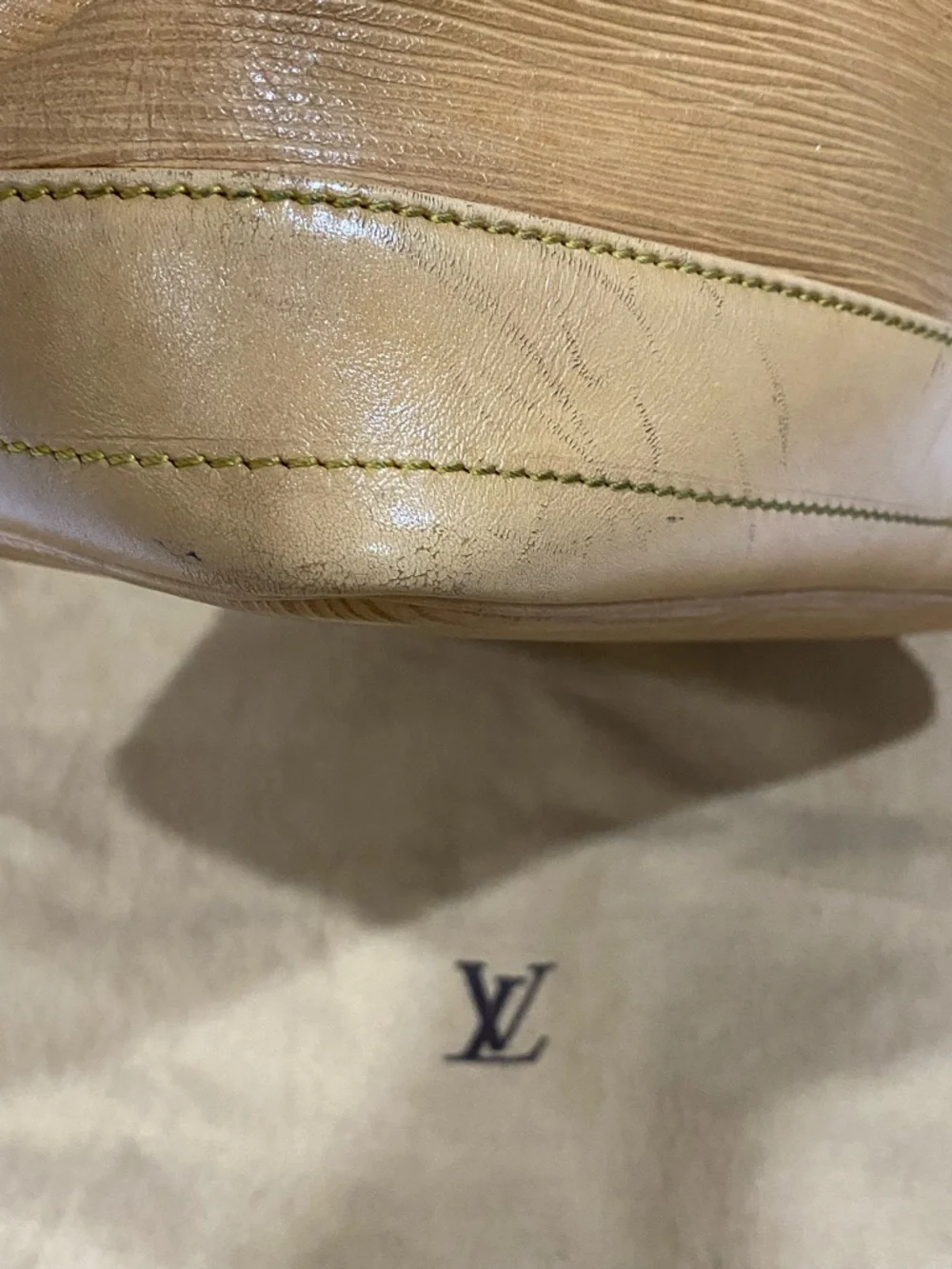 Louis Vuitton Noe Tan Epi Leather Bucket Bag - Picture 10 of 12